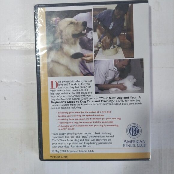 Your New Dog and You: A Beginner's Guide to Dog Care and Training DVD - Picture 2 of 2